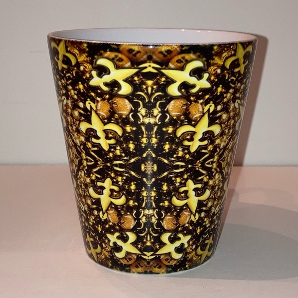 NEW Fleur de Lis Black and Gold New Orleans Mug Limited Edition Collectible Cup - Picture 3 of 11